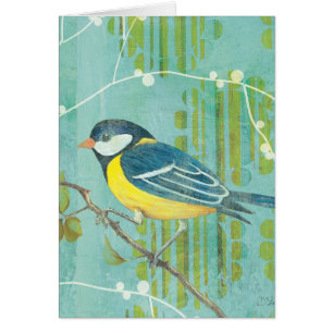 Oiseau bleu été perché sur un arbre