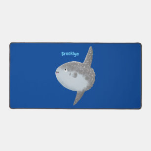 Oiseau de mer mola mola mignonne caricature