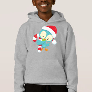 Oiseau de Noël, Oiseau mignon, Santa Hat, Sucre de