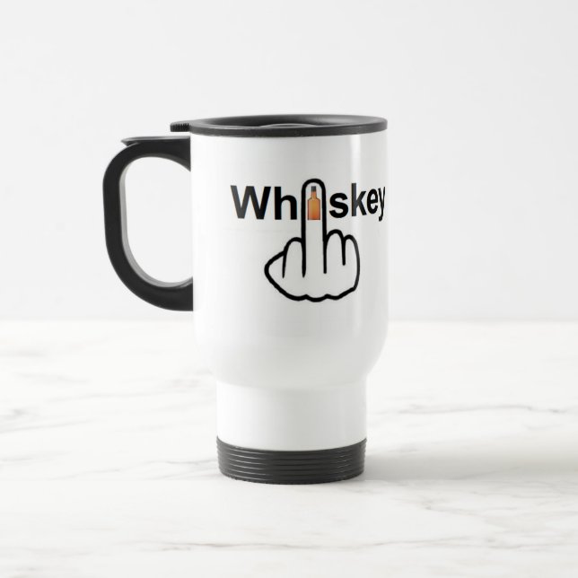 Oiseau de tasse renversant la secousse de whiskey (Gauche)