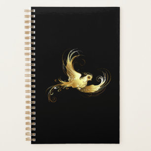 Oiseau d'or sur Arrière - plan noir