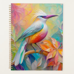 Oiseau Fantastique à Sein Rose et Bec Rose