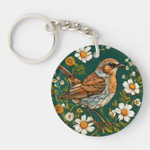 🕊️ Oiseau Floral Nature Style Calme