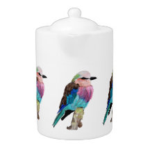 Oiseau lilas de rouleau de Breasted
