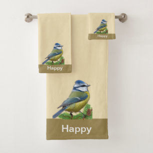 Oiseau mignon moderne sur beige clair