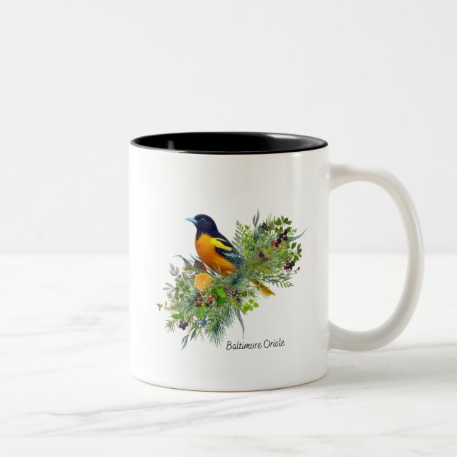 Oiseau Mug Baltimore Oriole (Droit)