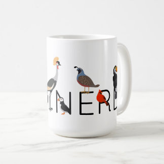 Oiseau Nerd X café Mug