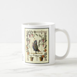 Oiseau sur l'oscillation 15 onces. Tasse de café