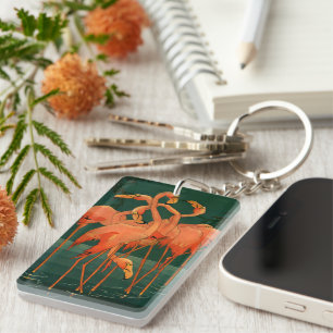 Oiseaux Animaux Sauvages Vintage, Flamants Roses T