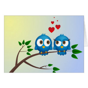 Oiseaux dans l'amour