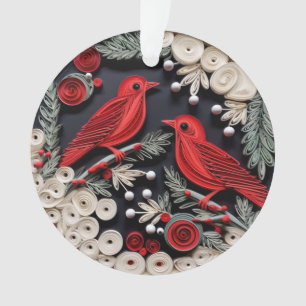 Oiseaux d'art en papier peint 3d