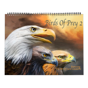 Oiseaux de calendrier d'art de la proie 2