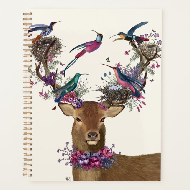Oiseaux de cerfs, nids d'oiseaux tropicaux (Devant)