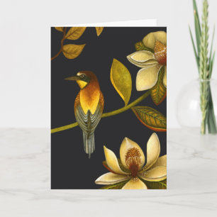 Oiseaux de Chinoiserie IV - carte de voeux