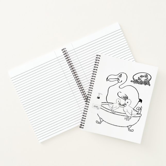 Oiseaux de coloration Carnet spirale (Intérieur)