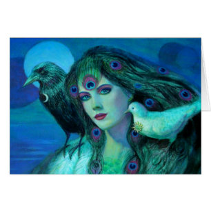 "Oiseaux de Madame de paon de dualité "