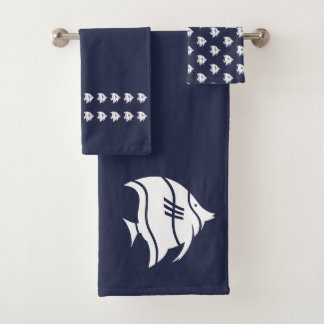 Oiseaux de mer Bleu & blanc décor côtier