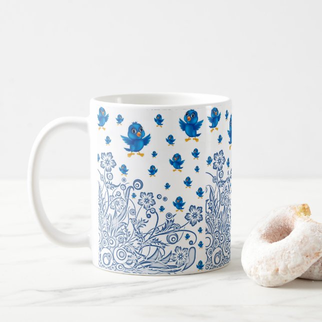 Oiseaux de Mug (Avec donut)