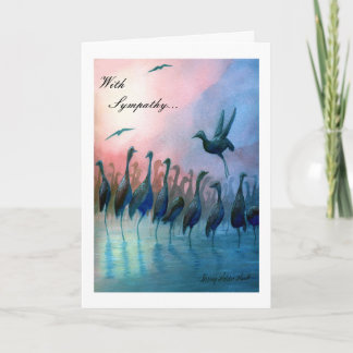 Oiseaux D'Eau, Avec Sympathie... Carte