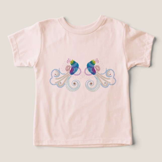 Oiseaux ornés Abstraits colorés 2 (Design Recto)