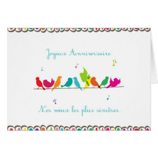 oiseaux sur une ligne