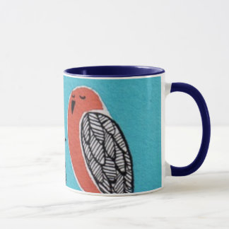 oiseaux tricotant la tasse