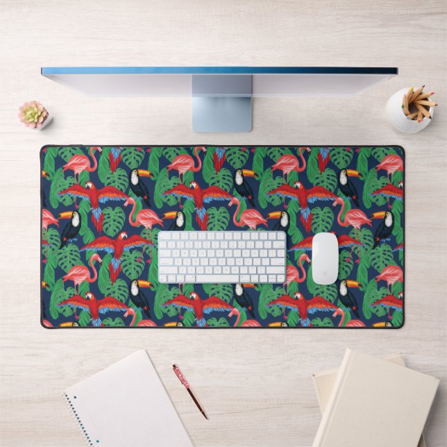 Oiseaux Tropicaux Aux Couleurs Lumineuses (Bureau 1)