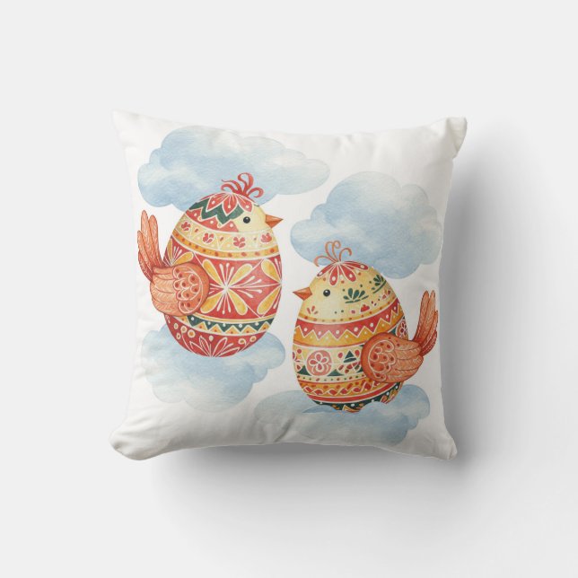 Oiseaux volants Oreiller de Pâques (Recto)