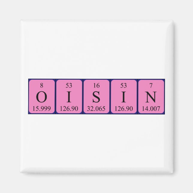 Oisin Periodenmagnet Magnet (Vorne)