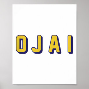 Ojai California on Darks _komprimiert Poster