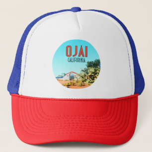 Ojai California Sukkulente Kaktus Vintag Truckerkappe