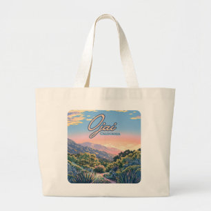 Ojai California Topa Topa Berge Landschaft Jumbo Stoffbeutel
