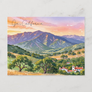 Ojai California Travel Postkarte