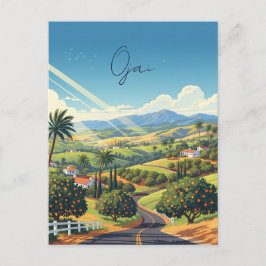 Ojai California Travel Postkarte