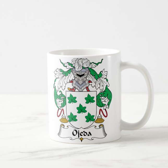 Ojeda Familienwappen Kaffeetasse (Rechts)