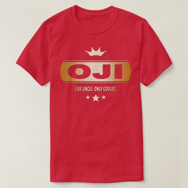 Oji Like Uncle nur Cooleres T-Shirt auf Japanisch (Design vorne)