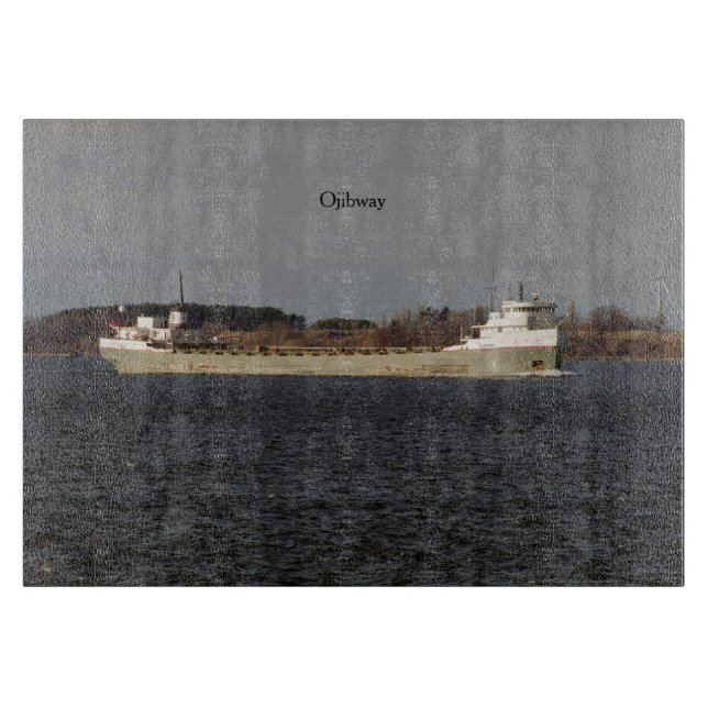 Ojibway-Schneidplatte Schneidebrett (Vorderseite)