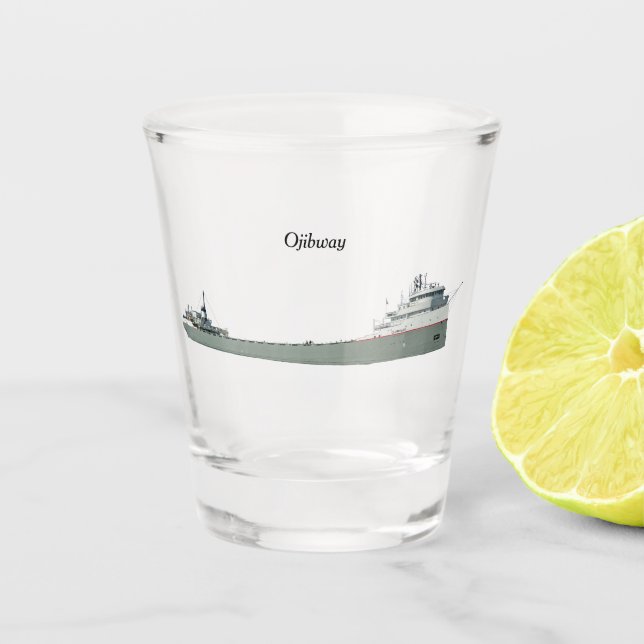 Ojibway-Schussglas Schnapsglas (Vorderseite)