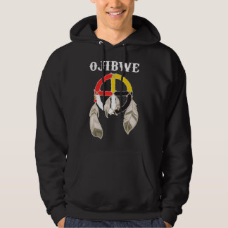 Ojibwe Anishinaabeg Menschen Native American Mediz Hoodie