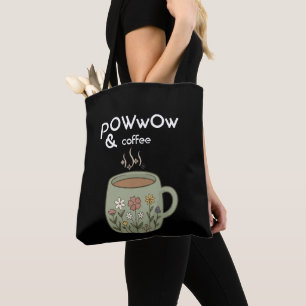 Ojibwe-inspirierter floraler Powwow und Kaffee Tasche