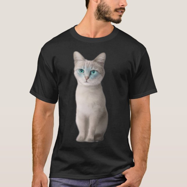 Ojos Azules Cat T-Shirt (Vorderseite)
