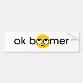 ok boomer autoaufkleber