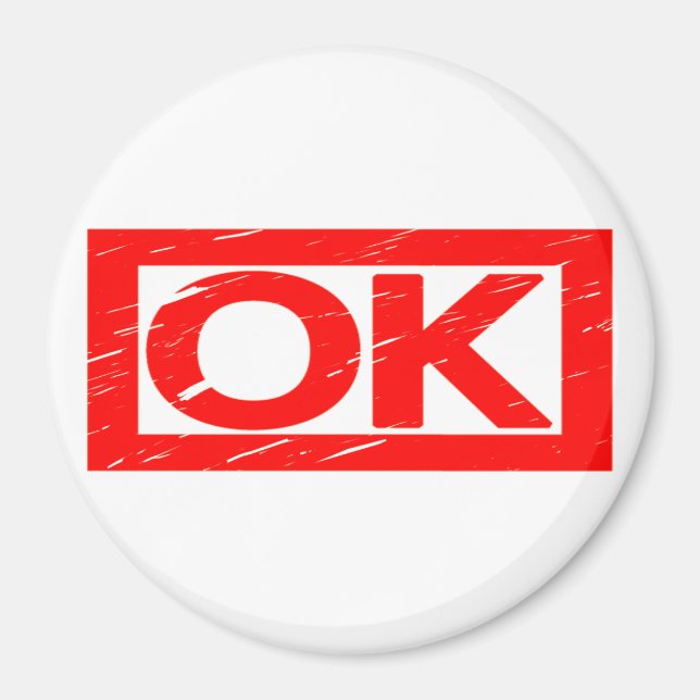 OK-Briefmarke Magnet (Vorne)