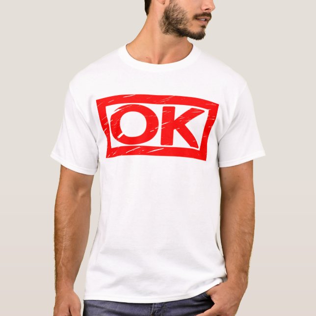 OK-Briefmarke T-Shirt (Vorderseite)