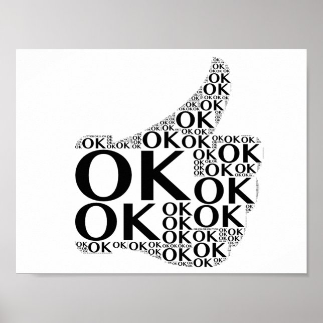 OK, Daumen hoch - Poster (Vorne)