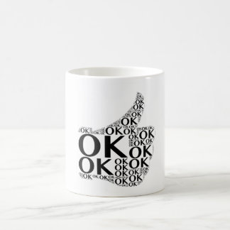 Ok, de pouces tasse -