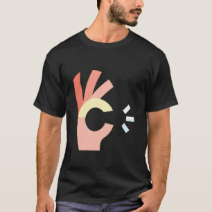 OK-Handzeichen Okay Finger Symbol T-Shirt