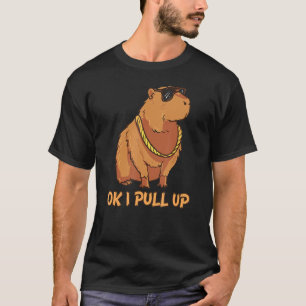 Ok, ich ziehe Capybara Brille durch Meme hoch T-Shirt