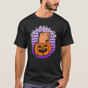 Ok ich ziehe Capybara Halloween Vintage auf T-Shirt