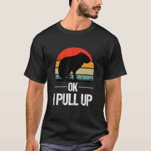 Ok ich ziehe Capybara Retro Vintage Ok ich ziehe C T-Shirt